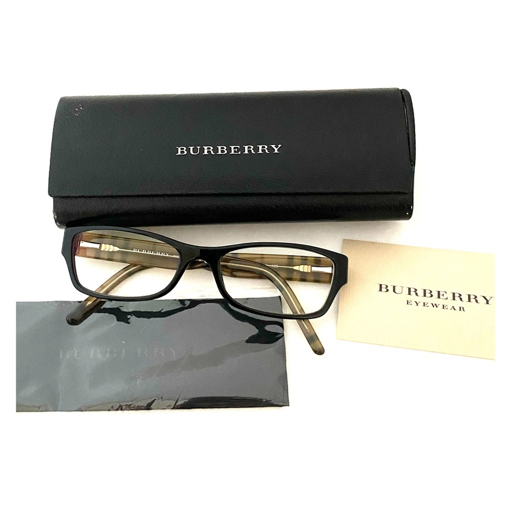 Authentic Burberry glasses with case